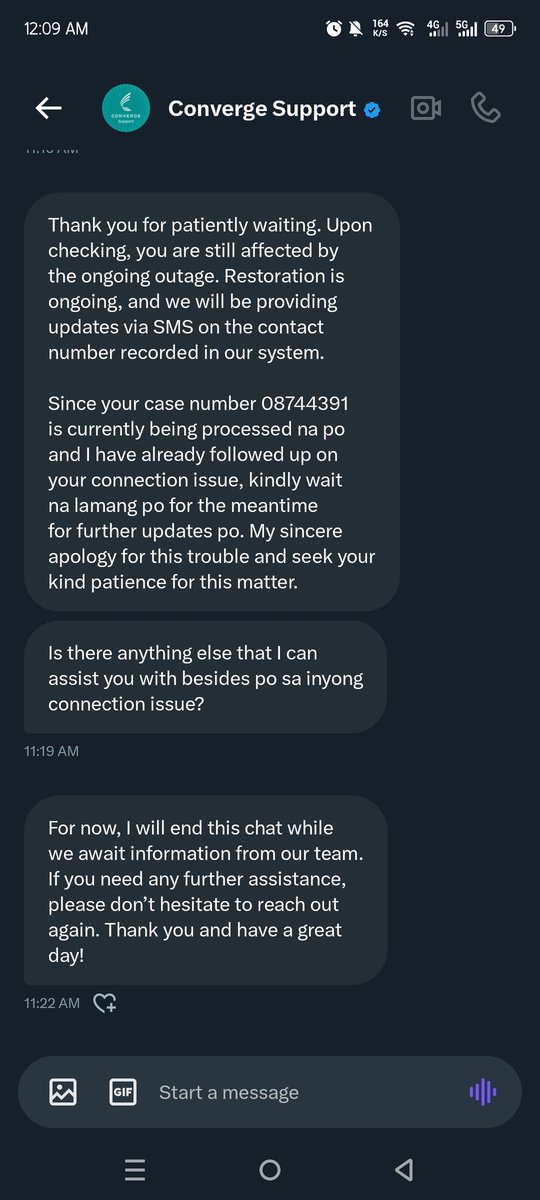 mrktrnbrns's tweet photo. Puro ganito lang sagot nyo. Ilang linggo na yang follow up nyo wala pa ding nagpupuntang technician sa amin, ang saya saya 🙃 https://t.co/5RS15aCs99
