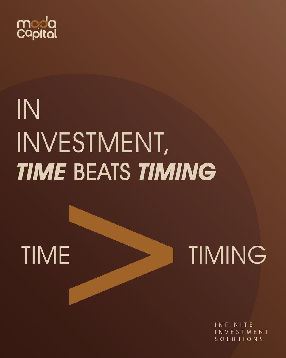 Mada_Capital's tweet image. Great wealth isn’t built in moments, it’s built in seasons.
At Mada, we believe the most valuable asset any investor can own is time.
Because compounding interest doesn’t reward those who rush, it rewards those who wait.

#MadaCapital #WealthManagement #CompoundingReturns