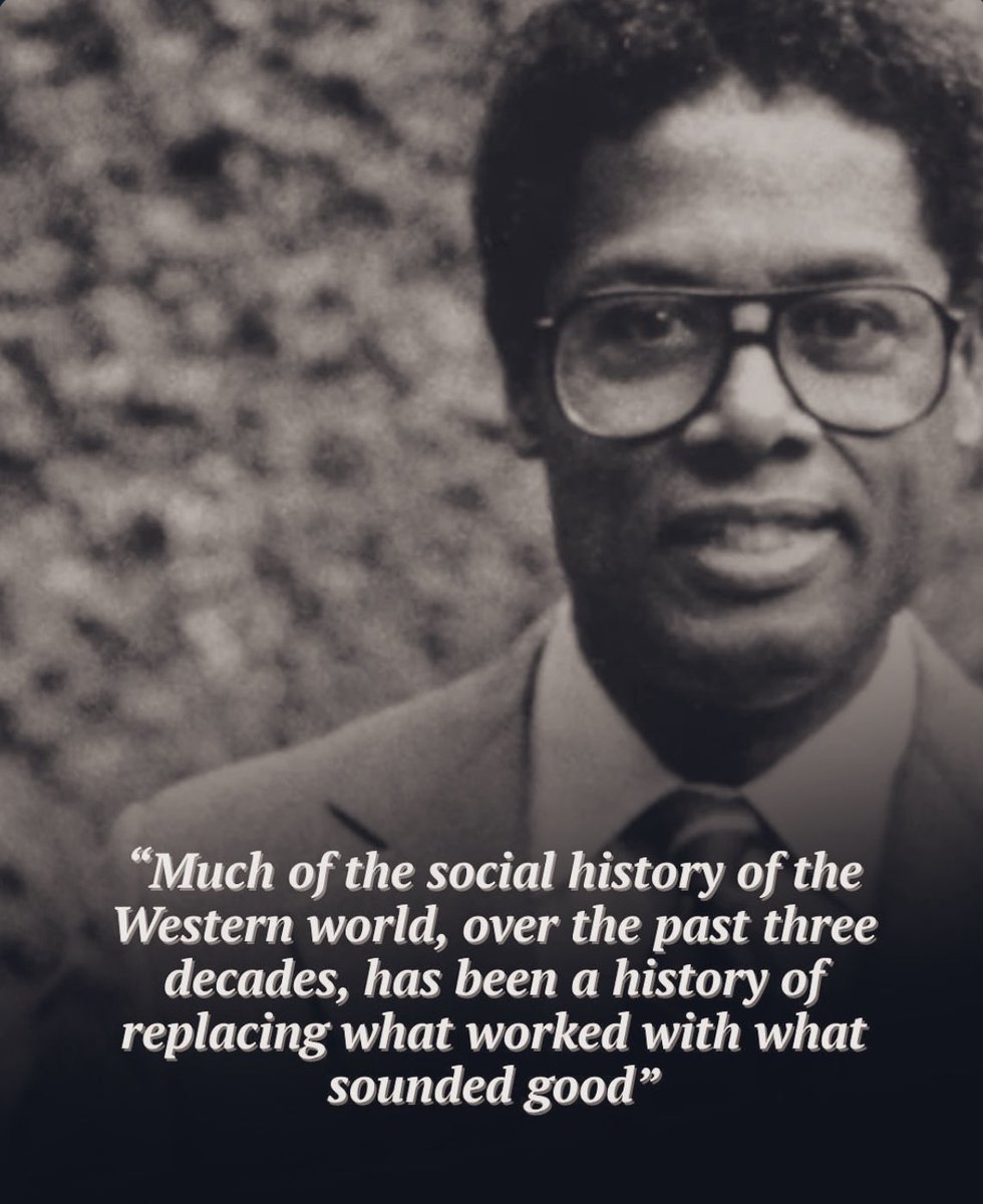 "Ein Großteil der gesellschaftlichen Entwicklung der westlichen Welt in den letzten drei Jahrzehnten bestand im Ersetzen von dem, was funktioniert hat, durch das, was gut klang.“

Thomas Sowell, 1993

Es ist die letzten drei Jahrzehnte noch schlimmer geworden…