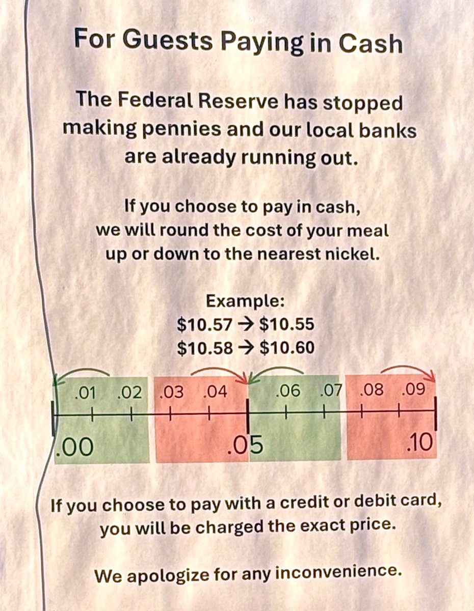 The penny becoming too worthless to mint is just the first step along the journey of the dollar becoming too worthless to print.
