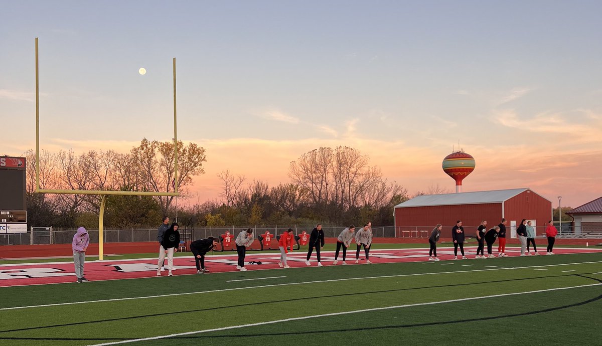 Put in the work &amp; the results will come! Two weeks of conditioning already paying off! Every girl improved their 300 shuttle time by an average of 5.8 seconds this morning! 

TOUGH 🦾 &amp; CONNECTED 😈