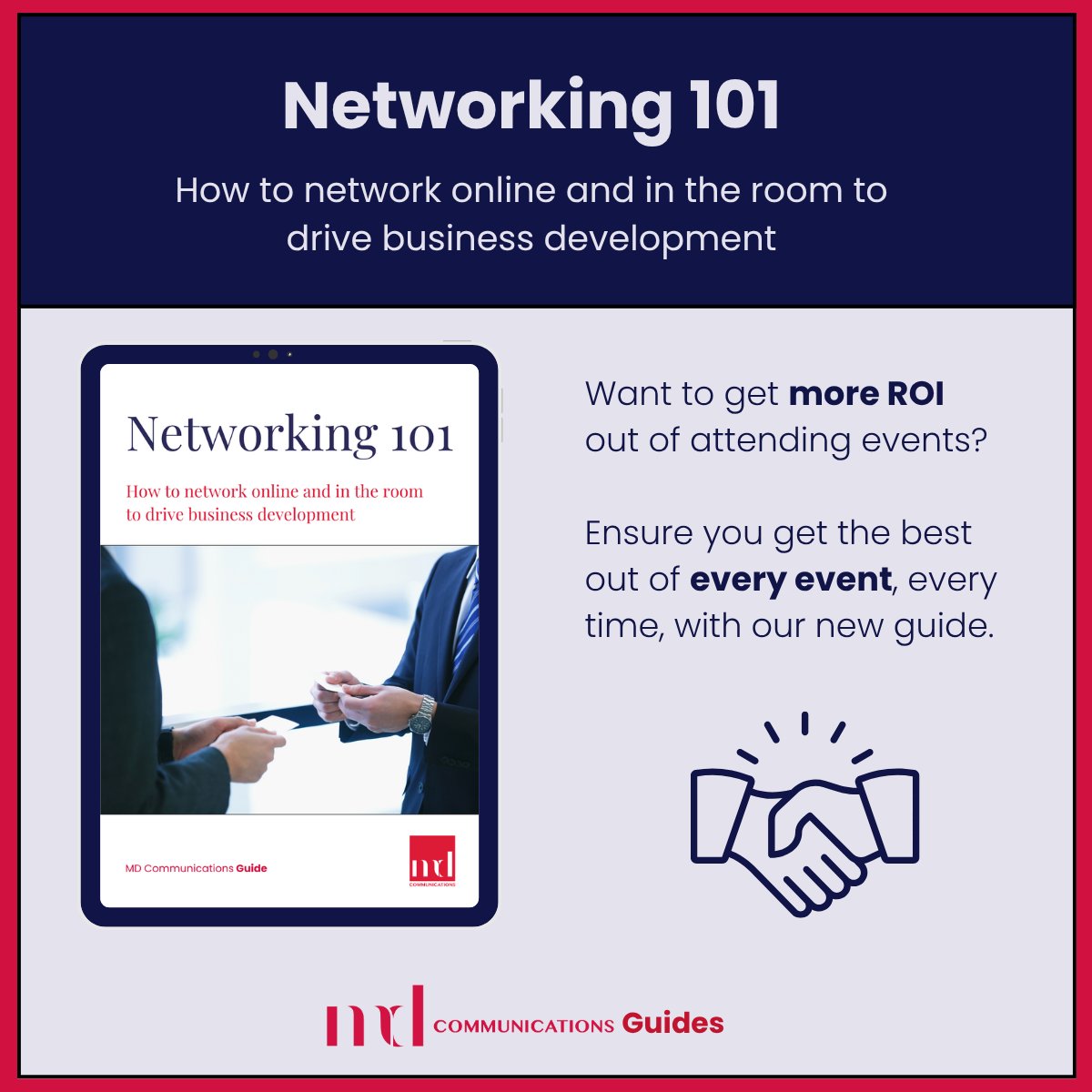mdcomms's tweet image. 🍁 Are you attending @IBAevents #IBAToronto this week?

Our networking guide, packed full of advice from legal leaders, will tell you everything you need to know about networking in-person and online.

Get your copy ➡️ linkedin.com/feed/update/ur…