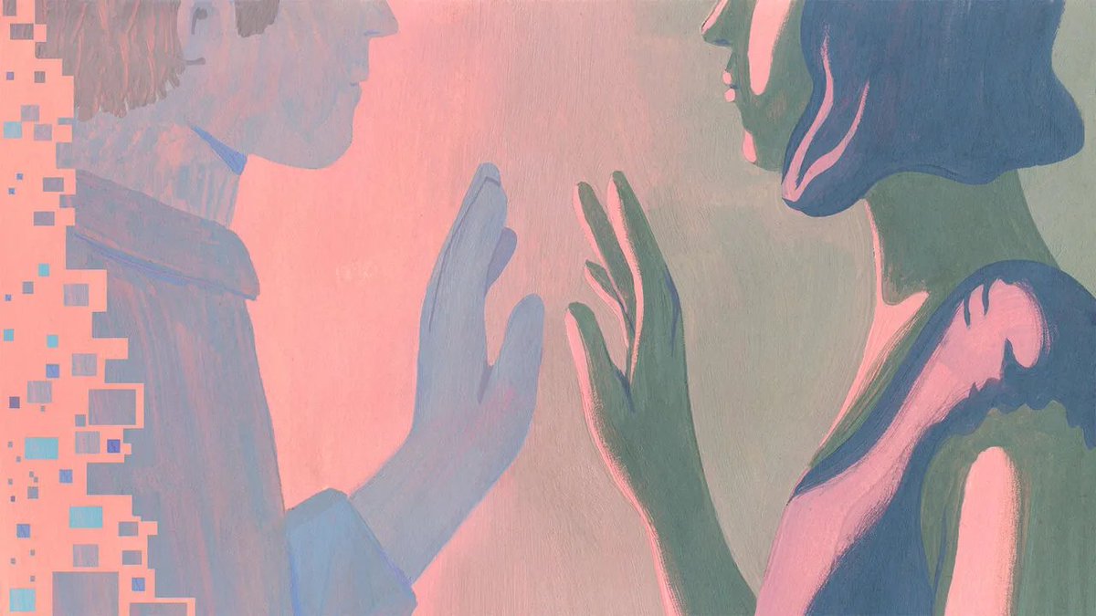 rosenthal_jon's tweet image. The idea of humans forming bonds with AI personas once seemed like science fiction. No longer. Around the world people are finding companionship, of varying degrees, with AIs. Some use them as a virtual buddy, others as a mentor, therapist or lover. 
A brief 🧵1/