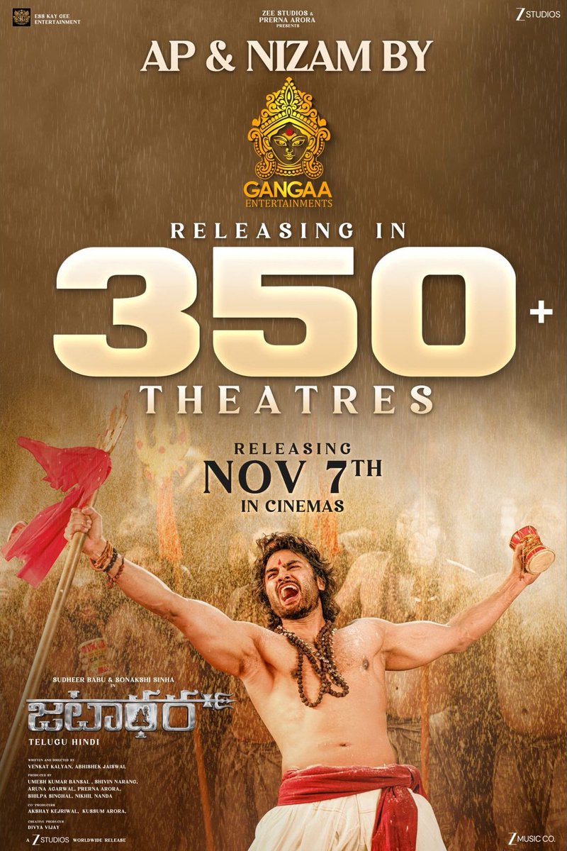 The kind of film that revives your love for Indian legends.  #JatadharaOutTomorrow