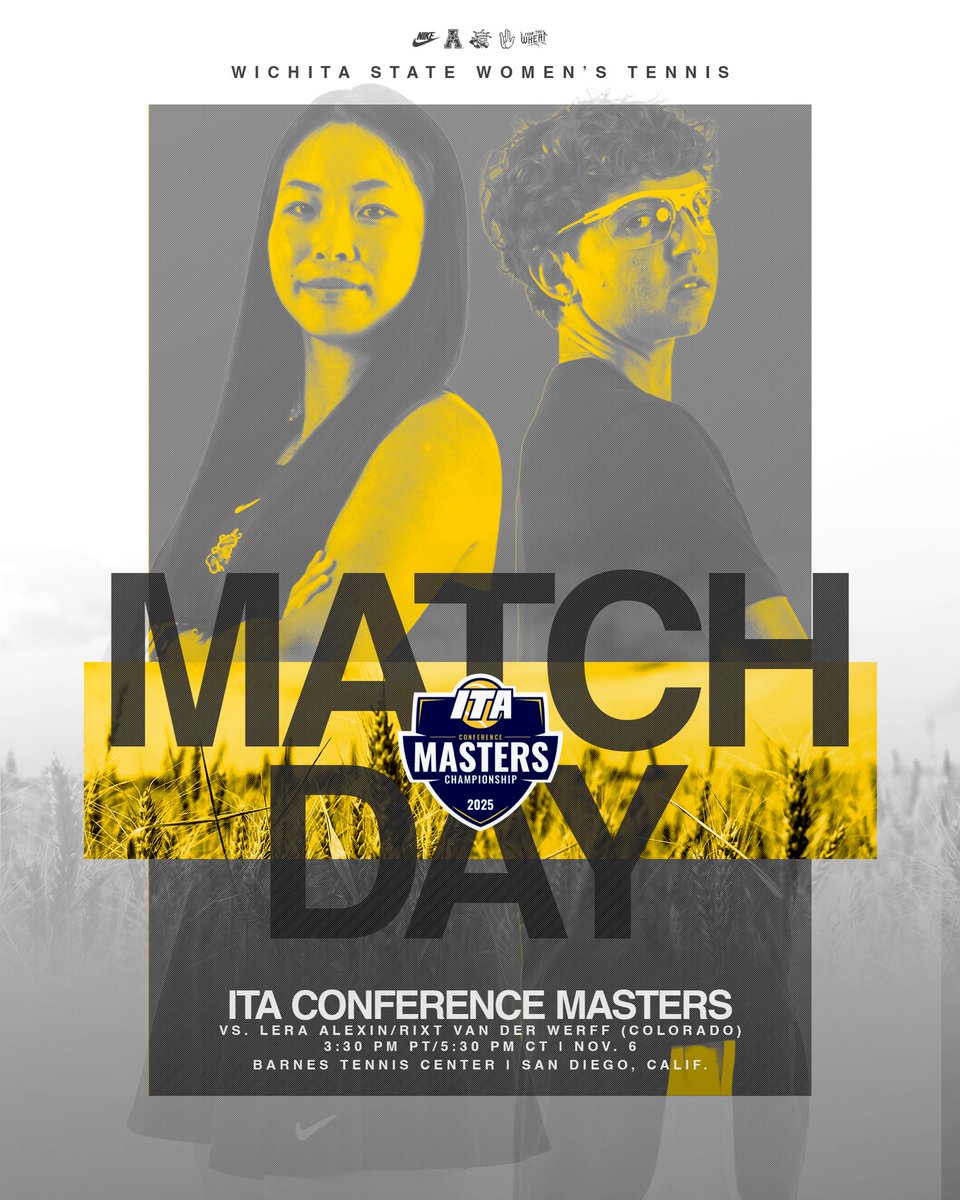 Debut on the West Coast. ☀️

🏆 ITA Conference Masters
🆚 Alexin/van der Werff (Colorado)
🕞 5:30 PM CT
🏟️ Barnes Tennis Center
📍 San Diego, Calif.
📊 Link in bio