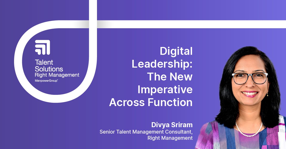 rightmanagement's tweet image. Are your leaders ready for the AI era? Digital transformation demands more than tech skills. It requires human-centric leadership too. Read The New Imperative Across Functions by Divya Sriram to learn what's needed for leaders to navigate change: bit.ly/4oKvN70