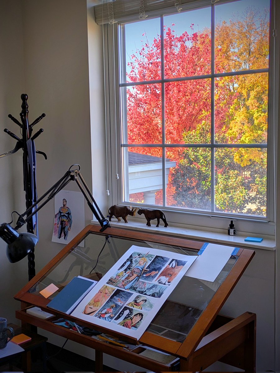 Color outside my university office has achieved peak.