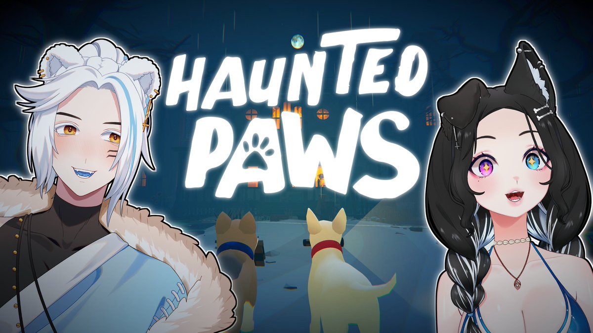 Kyuten Aaend!🥰🩶

Um 18 uhr gibt es Hauntes Paws zusammen mit <a href="/JakQiwoof/">𓆩JakQii𓆪 🩵🪦 ✨</a> !!!👻

Ich freu mich sehr HIHIHI 😌