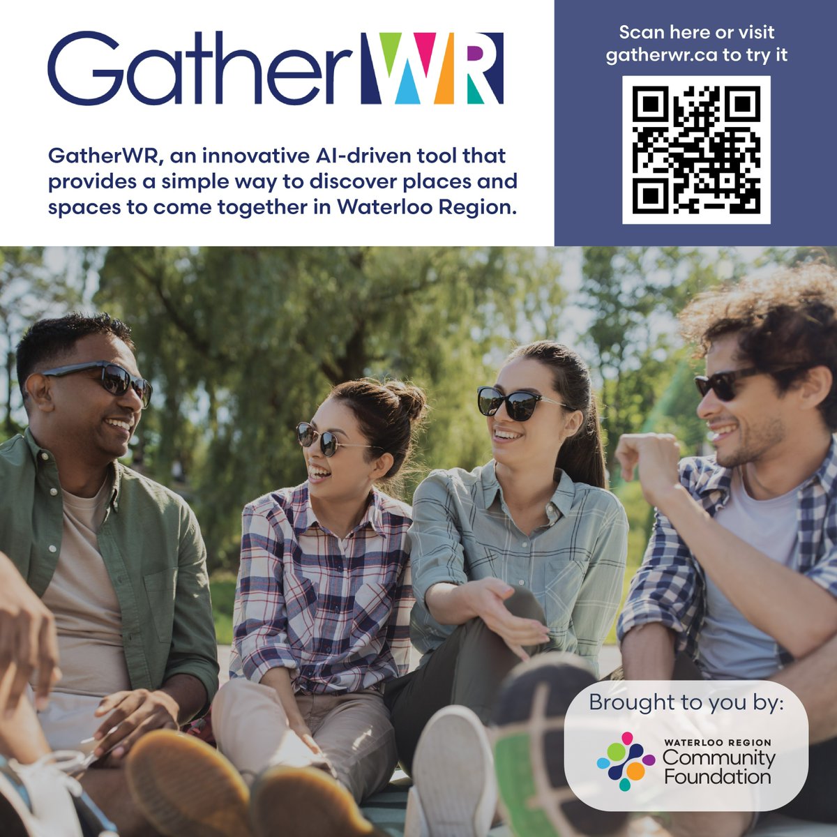 WRCommFdn's tweet image. GatherWR is an innovative AI-driven tool that provides a simple way to discover places and spaces to come together in Waterloo Region. 

Visit gatherwr.ca and find the perfect location for what you need.