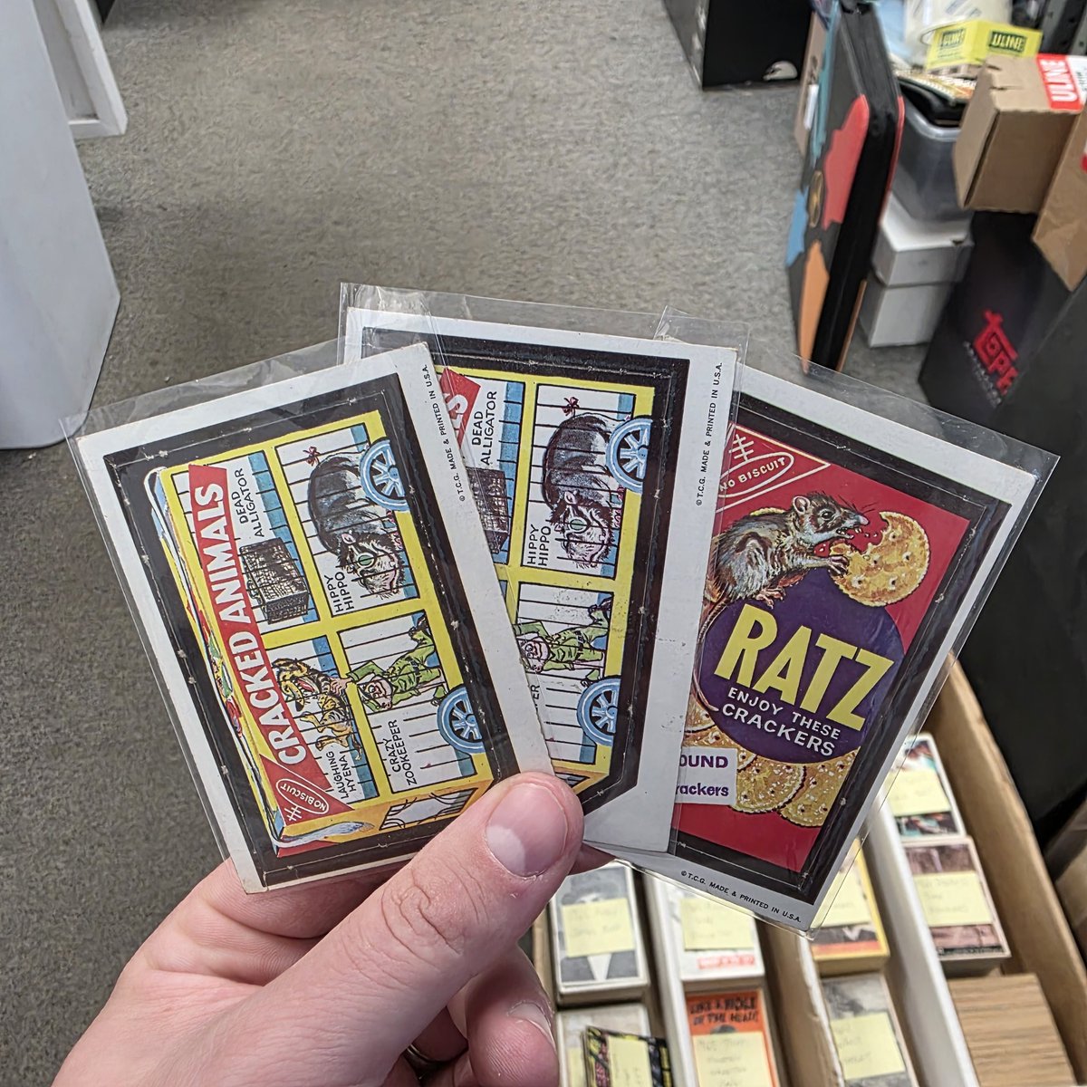 Processing a large non sports run and get to the 1967 <a href="/Topps/">Topps</a> wacky packages and you find these 🙂

IYKYK