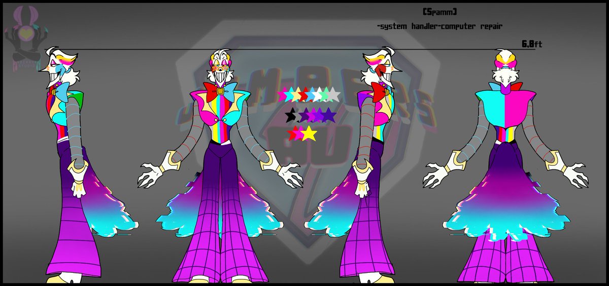 Theberryvoid's tweet image. Not dead just working on my jumper au stuff, here's the refs from my au of the main cast! I'll be posting doodles and stuff soon :]
(Will add the ref of the refs also thses r lil old so)
#dhmis
#batim
#mlp
#DELTARUNE