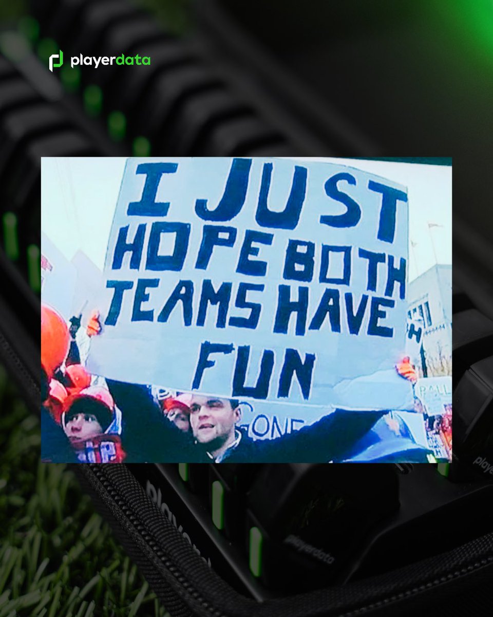 PlayerData's tweet image. Us, every time two of our customers match up in the post-season…