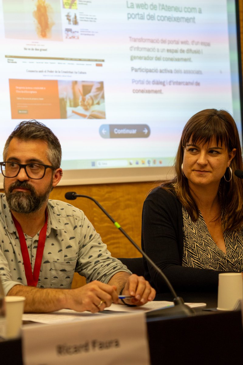 AteneuBCN's tweet photo. 🏛️ Quin és el paper de la IA en els Ateneus?

🗣️ En parlem amb Ricard Faura, Pep Oliveras i Clara Martínez https://t.co/YQG8sTdSev