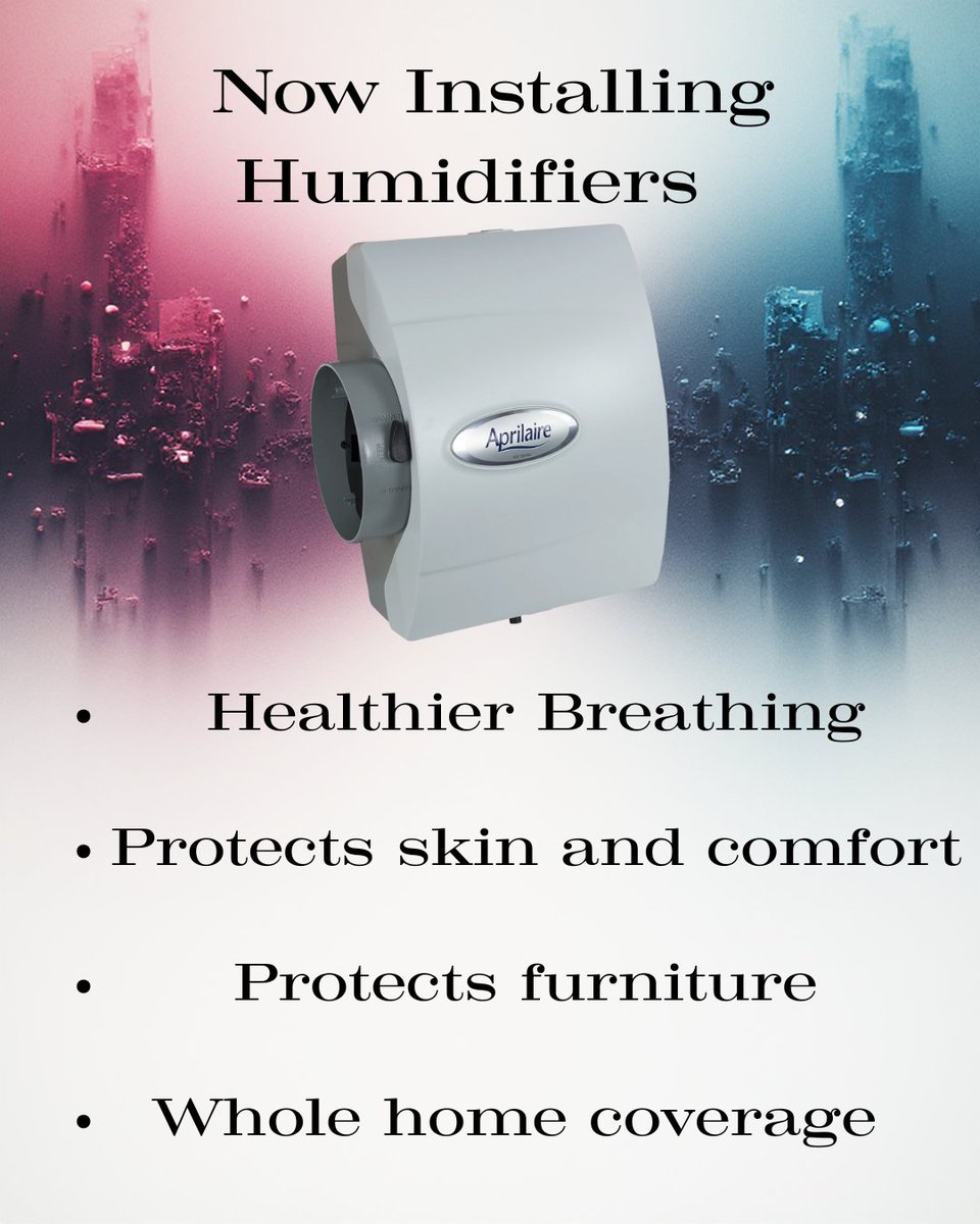 aairchilli's tweet image. Perfect moisture, perfect comfort 💨 Affordable Air has the humidifier your home needs.
🌐 affordableairohio.com
#Humidifiers #HomeComfort #AffordableAir #HVAC
