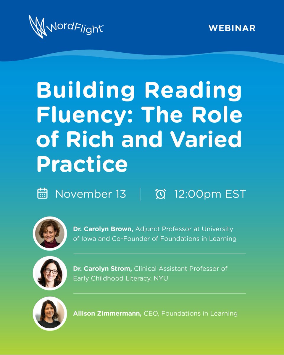 WordFlight_Read's tweet image. What is is rich and varied practice? Join the @edwebnet webinar to explore research-based practical frameworks that explain why this kind of practice works--and how to use it effectively in the classroom.
hubs.li/Q03S3Wy20
