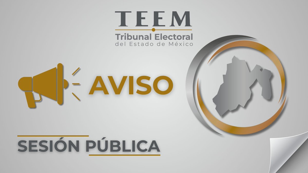 📢 Aviso | Sesión Pública No. 39
El #TEEM informa que la sesión programada para este jueves 6 de noviembre se difiere para las 13:30 horas.
✅ Consulta los asuntos que se resolverán aquí 👇
teemmx.org.mx/docs/sesiones/…
#SesiónPública