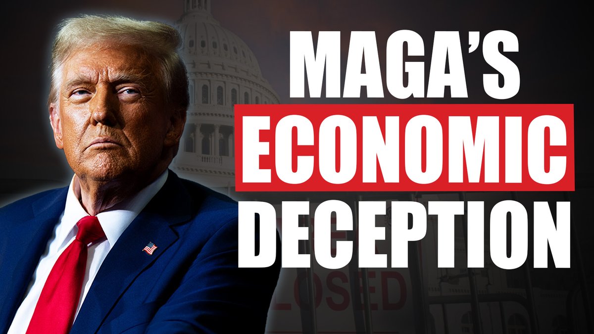 Despite Trump's constant remarks about the great state of America's economy, the reality of the situation is dire. I look at the state of the American economy and why Trump's lies will have a terrible impact on our country.

Watch here: youtu.be/ByeUdVbL-cM