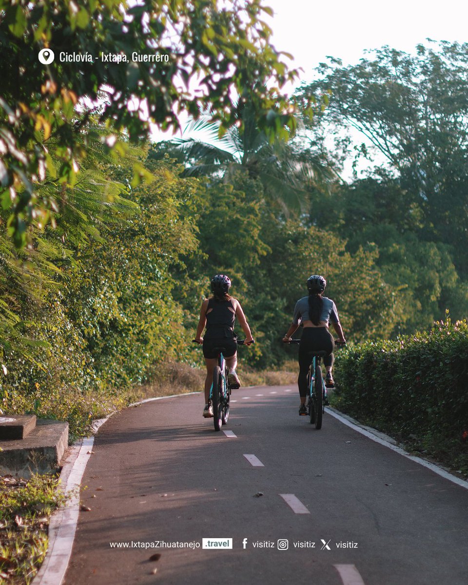 La ciclovía de #IxtapaZihuatanejo te invita a disfrutar cada kilómetro rodeado de vegetación tropical, aves y la brisa marina que acompaña el camino. En pareja, con amigos o en solitario recorrerla es una forma de descubrir los encantos de este paraíso. 

#ThisIZit #VisitIZ