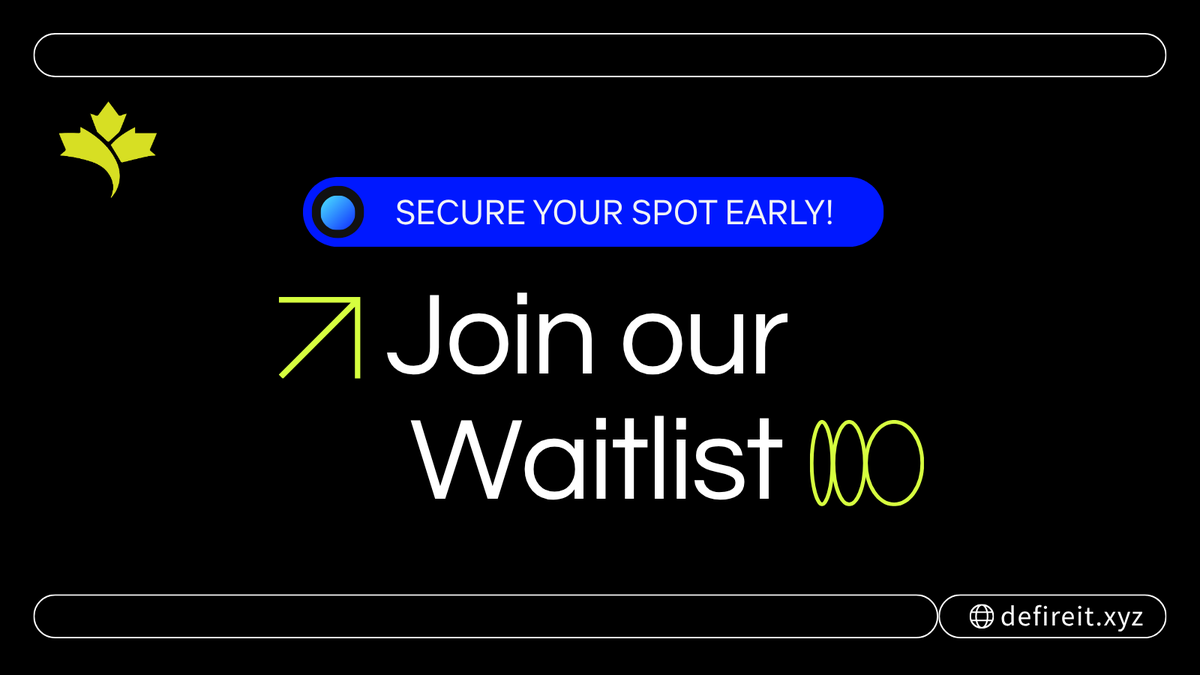 defiREIT's tweet photo. Secure your spot early!
Explore real-world assets on-chain.
Join the waitlist now!⬇️ https://t.co/5ZDY7hXLYJ