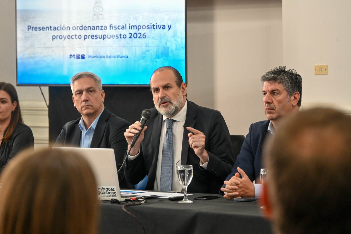 La reconstrucción de Bahía Blanca solo será posible con el aporte de todos los sectores y un financiamiento acorde a las obras que la ciudad precisa con urgencia.  

Hoy presentamos el proyecto de presupuesto 2026 y la ordenanza fiscal impositiva para su tratamiento en el Concejo