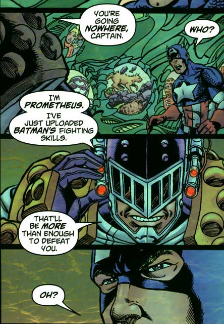 TroyGrenzer's tweet photo. @comicbookaddt Hot take: Prometheus should have dropped Rogers like a sack of spuds. https://t.co/gRblB0DBu4