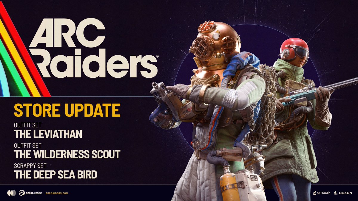 📡Store update
Whether you're cutting new paths topside or wading through the muck for buried treasure, gear up like a true survivor.
The Leviathan Set and Wilderness Scout Set are out now; built for those who know the world still has wonders left to find.