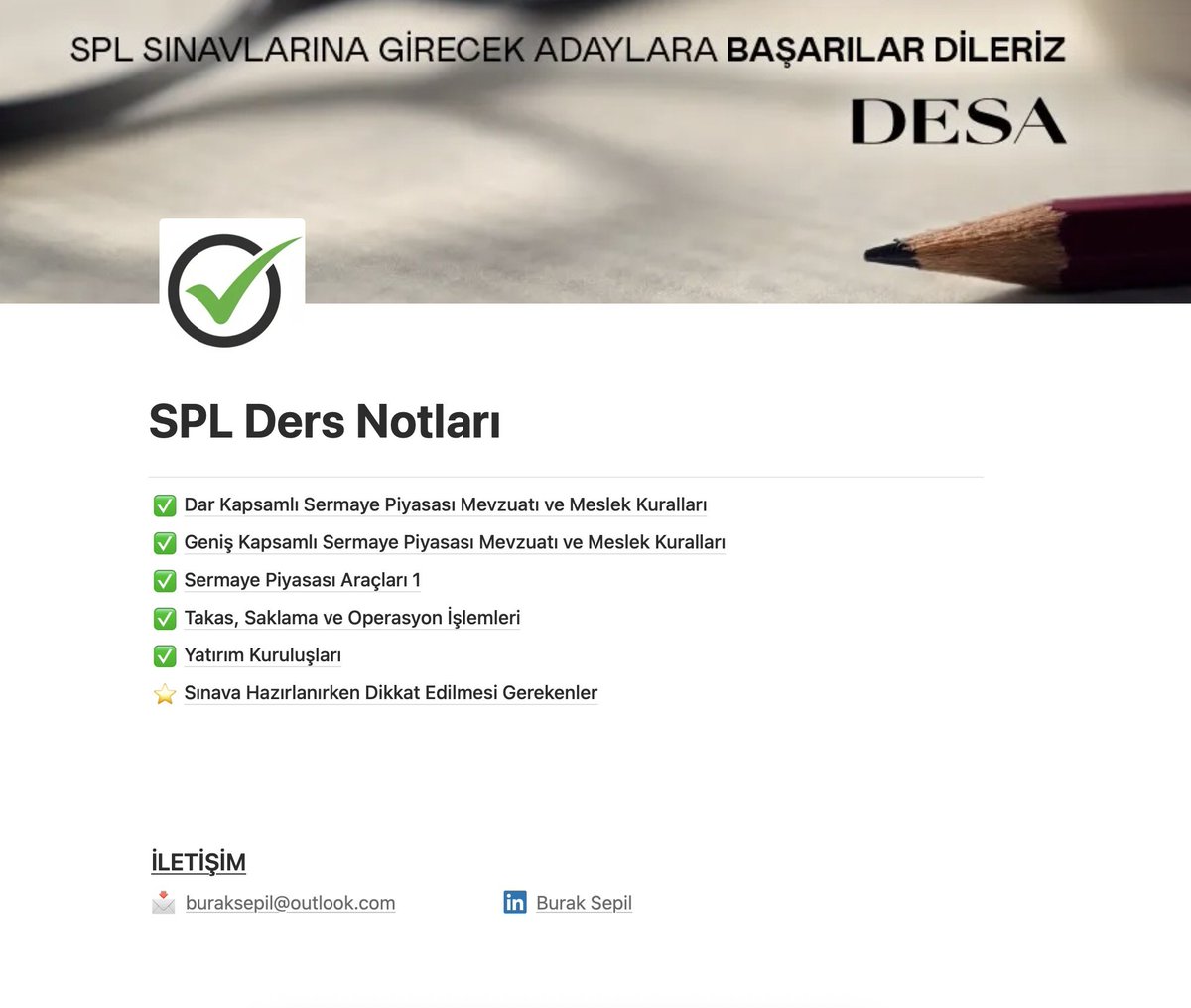 SPL Düzey 1 sürecini tamamladım ve sorular geldiği için bu paylaşımı yapmak istedim. Kısa sürse de hangi kaynağın işe yaradığını, hangisinin sadece zaman aldığını çok net gördüm.

Ağustos’ta iki derse girdim:
1) Dar Kapsamlı Sermaye Piyasası Mevzuatı ve Meslek Kuralları
2)