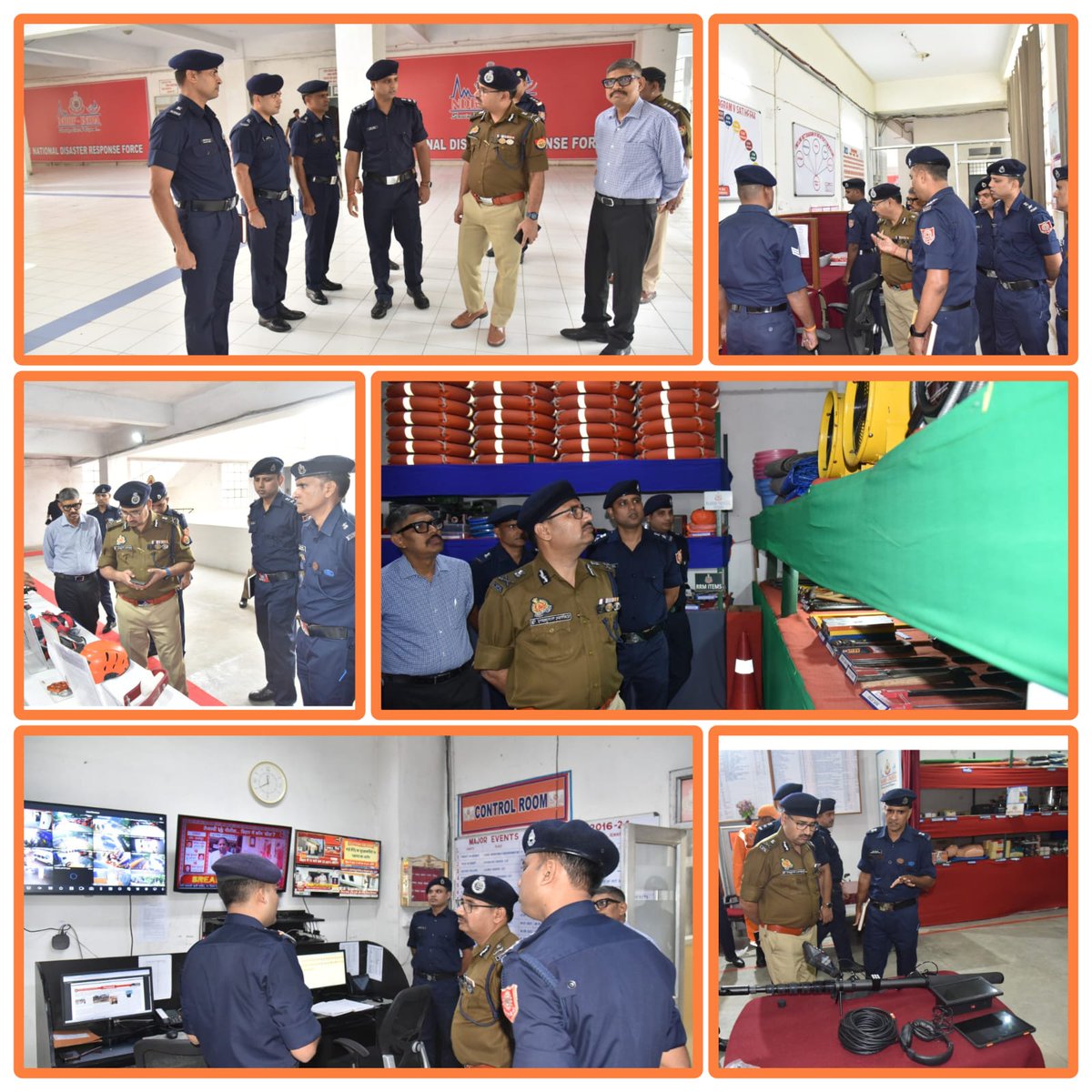 11NDRF's tweet photo. #11NDRF
🔸Dr. Ramkrishna Swarnkar, IPS, ADG PAC Hqr, Visited 11NDRF Hqr Varanasi (UP).
 🔸Interacted with the officers &amp; rescuers on challenges being faced  &amp; innovations in disaster management.
🔸Also observed the modern DM equipments and it's suitability in calamity.
@NDRFHQ https://t.co/VboPjllr7Y
