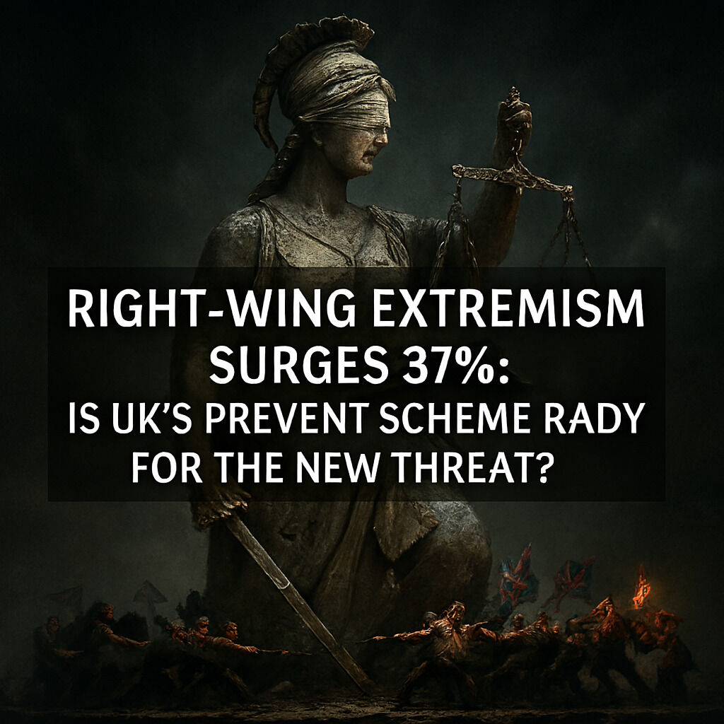 Darren_Fower's tweet image. 🚨 RECORD HIGH anti-extremism referrals in the UK (8,778)! 
-&amp;gt; The biggest shock? Right-wing extremism concerns up a staggering 37% in a single year. 

#Prevent #UKPolitics #Extremism #RightWingThreat