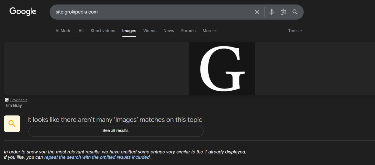 flickenta's tweet photo. 🚀 Elon Musk launched an “AI encyclopedia” called Grokipedia.
Sounds futuristic, right? Until you open it… 💀
No images, no design — just one favicon staring into your soul.
Google indexed only 1,200 out of 880,000 articles. 📉
Even encyclopedias are tired now. 😂
#grokipedia https://t.co/vSJxnm3FQN