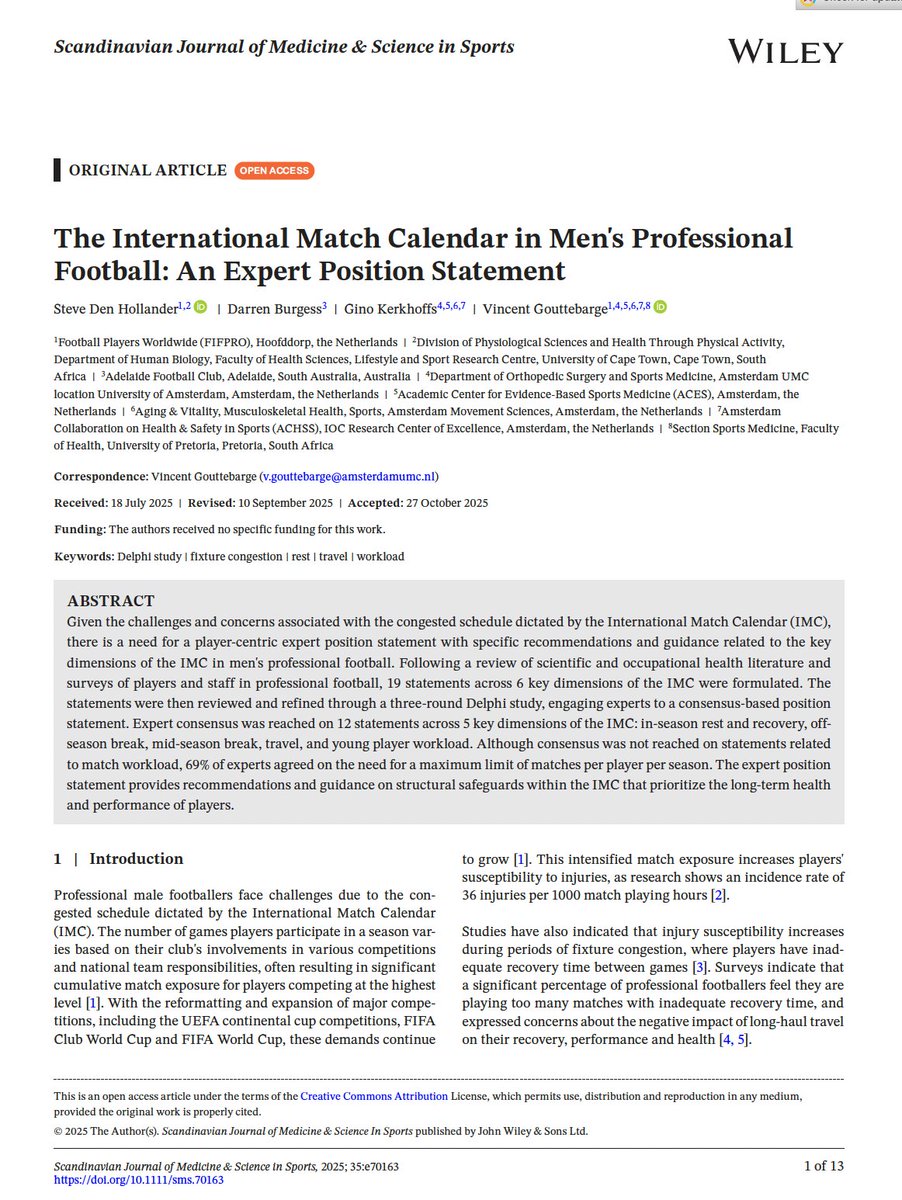 Vincent Gouttebarge tweet media