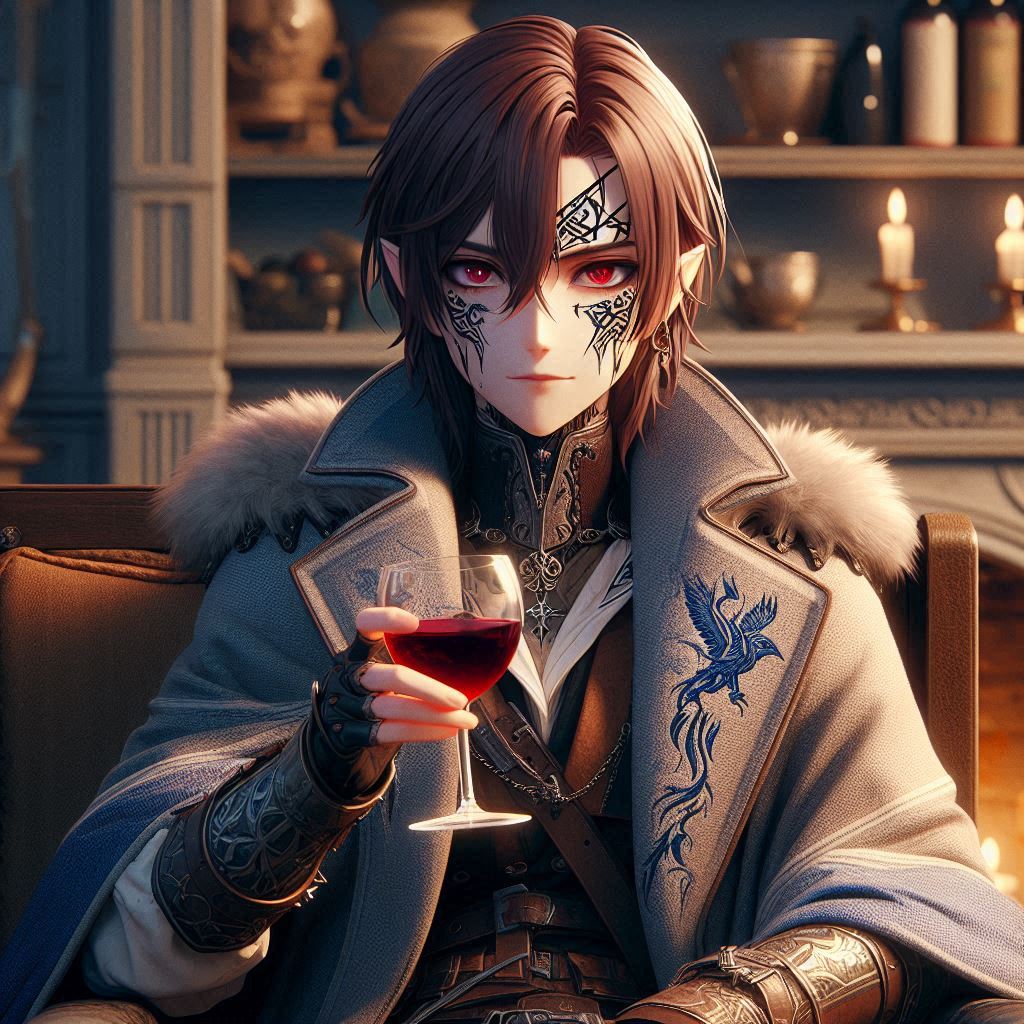 Sele is offering you wine, would you like some?