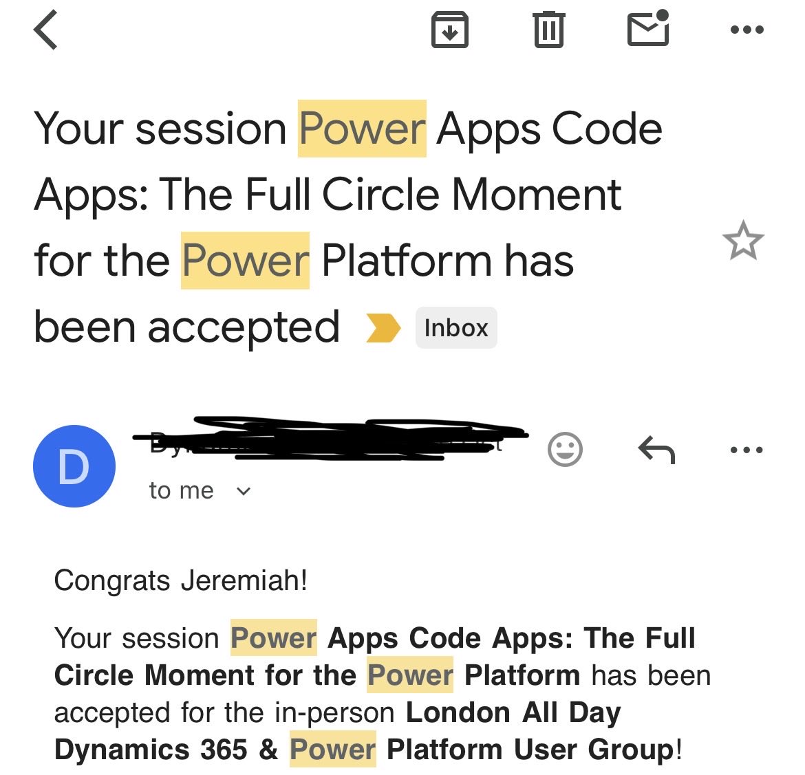 My session about this got accepted at the Power Platform User Group in London 🔥 🕯️
