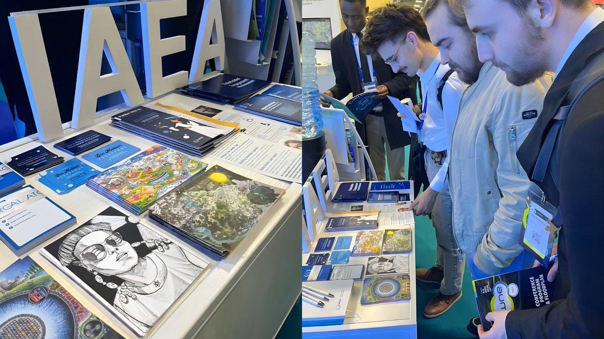 The IAEA stand at the World Nuclear Exhibition 2025 drew crowds eager to check out our interactive exhibit, join live quizzes, and pick up exclusive giveaways! #WNE2025 attendees connected with our experts how nuclear science and technology improve lives worldwide.