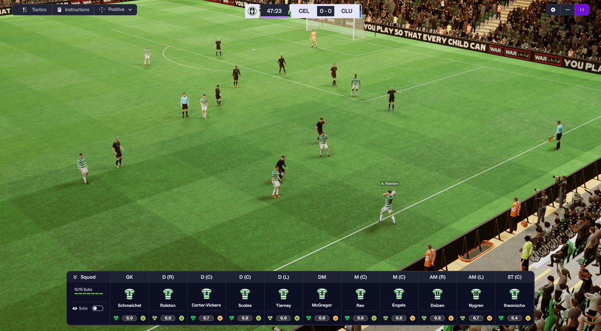 PointShooterUK's tweet photo. The #FM26 match engine with the highest graphics settings https://t.co/jSZdw7aZ4a
