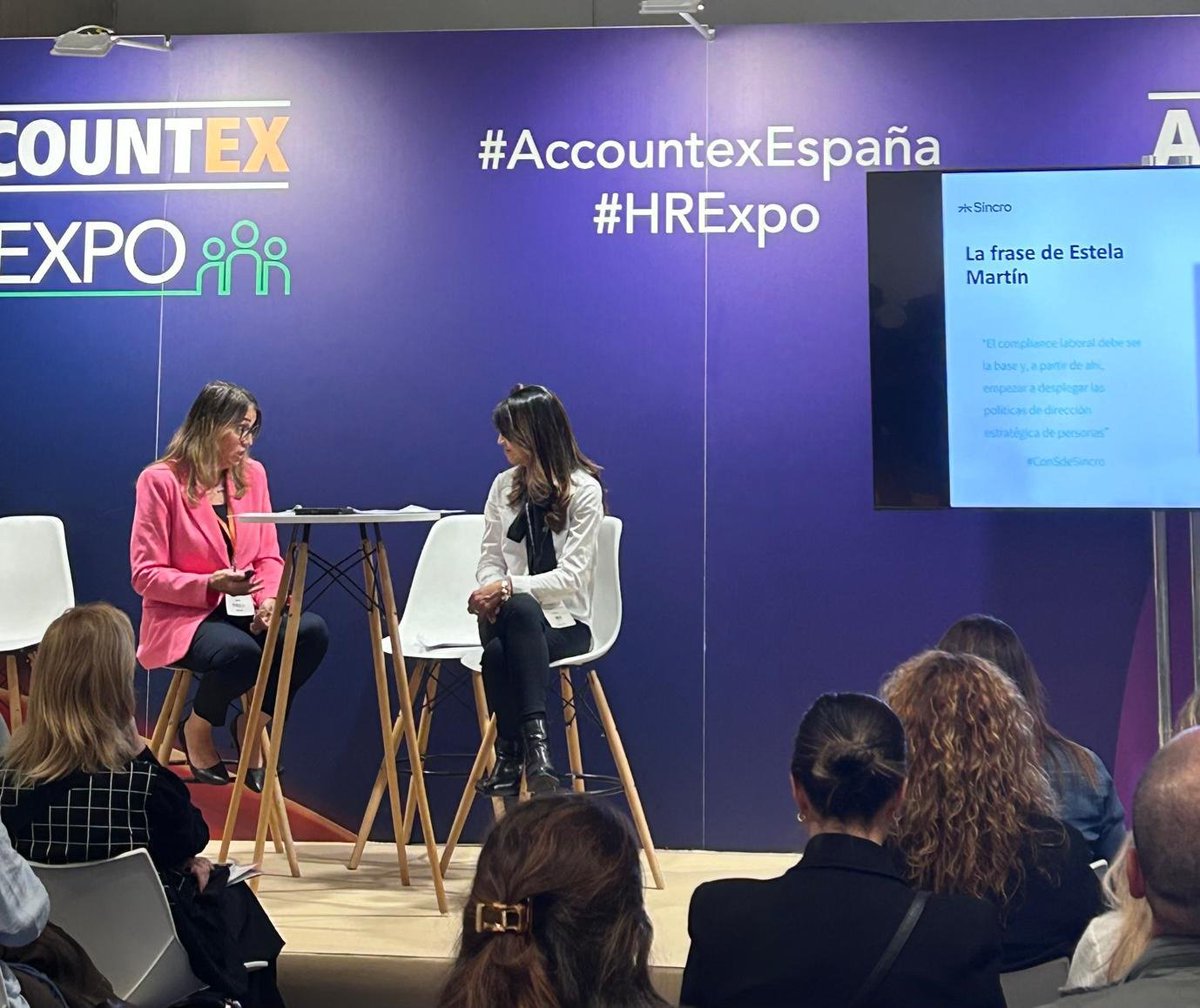 emartinest's tweet photo. El #compliancelaboral tiene que ser la base y, a partir de ahí, entonces sí, podremos empezar a hablar realmente de políticas de dirección estratégica de personas. Un placer haber sido ponente hoy en #AccountexExpo https://t.co/jovAo0bTd7