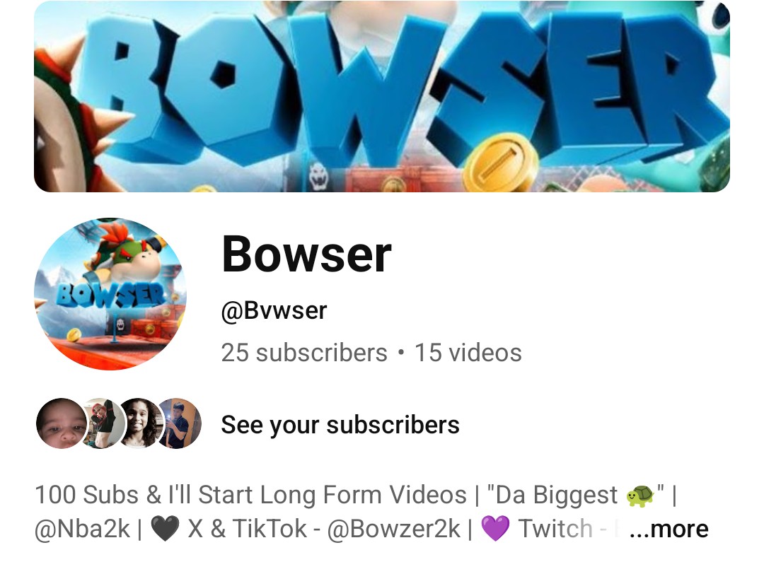 Just started YT at 25 subs now, this is a goal of mine to be #Partnered before the end of next year! <a href="/YouTube/">YouTube</a>