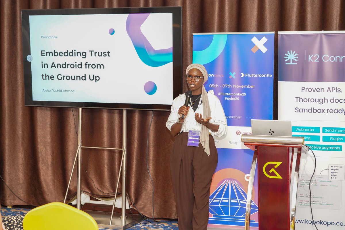 💡 “Safety isn’t a feature — it’s a foundation.”

<a href="/__rasheedaisha/">𝗔𝘀𝘁𝗲𝗿 𝗡𝗼𝘁𝗶𝗳𝗶𝗰𝗮𝘁𝗶𝗼𝗻</a> took us through “Safety by Design: Embedding Trust in Android from the Ground Up”, a powerful session on building apps that protect, empower, and include. 💪📱

From secure UX patterns to ethical data handling,