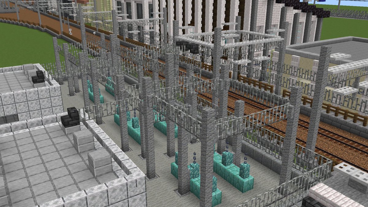 Roselia_Sky_z33's tweet image. 変電所
#Minecraft
#蔵布都県