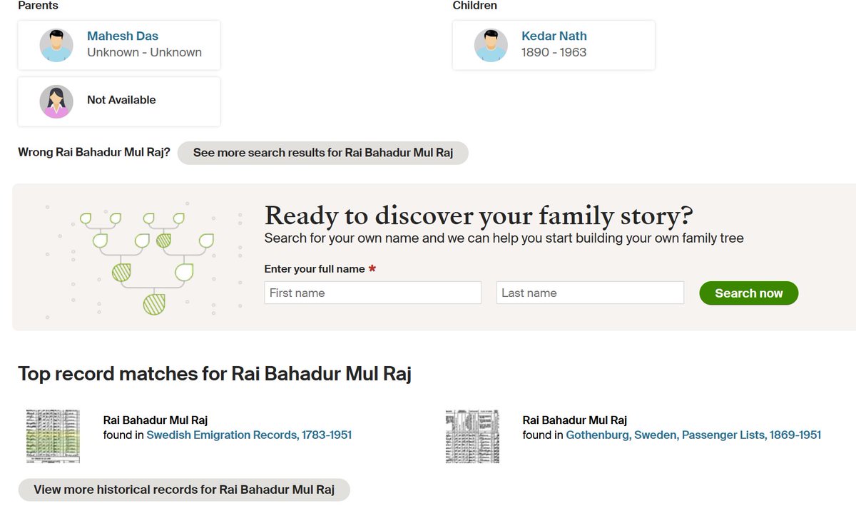 does any of my oomfs have a subscription to ancestry dot com?

one of my ancesters, whose work ive helped restore and document, a founder of the Punjab National Bank, DAV, Arya Samaj &amp; the the Punjabi Nationalism movement 

I'm working on gathering more sources on him &amp; links