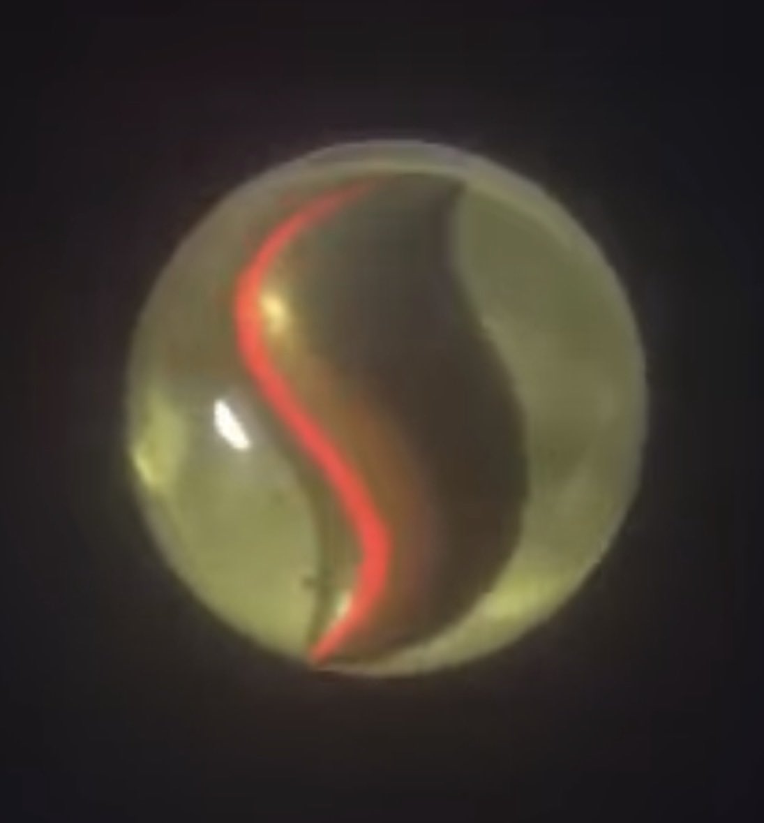 Triassimation's tweet image. This has to be Haxorus. The color of the stones matches up to closely to Haxorus.

My only fear is that this stone is Raichuite from a different angle