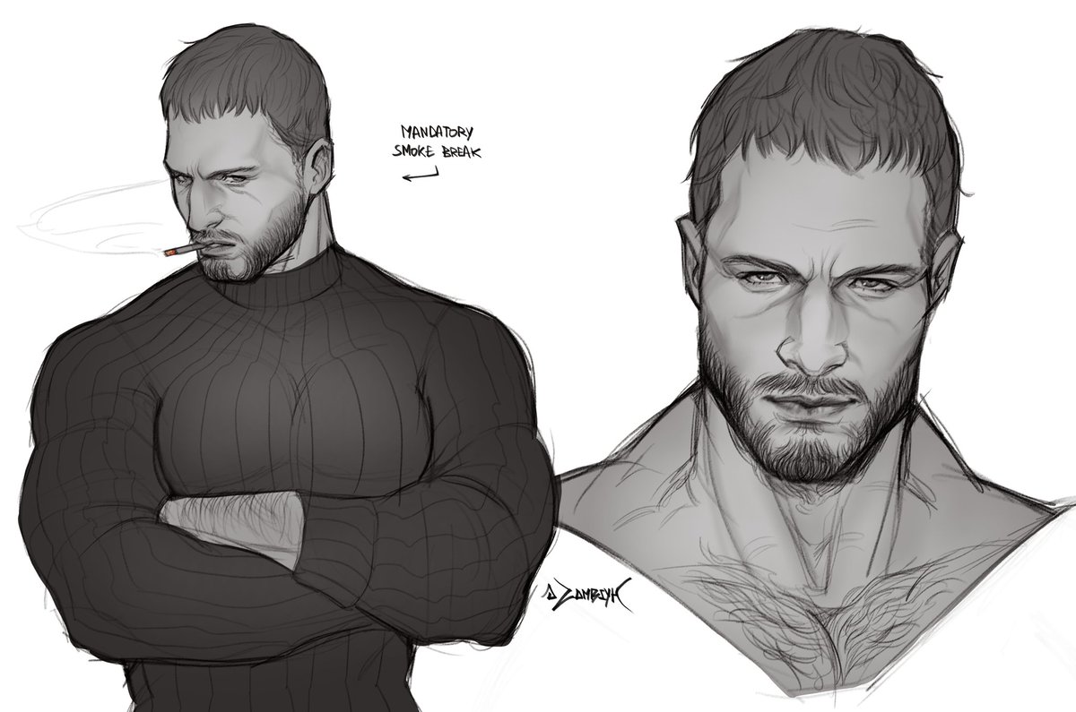 i felt rlly bad for not drawing chris for eons so here's 6chris before his fans crucify me i swear i like him 

#art #ChrisRedfield #ResidentEvil #REBHFun