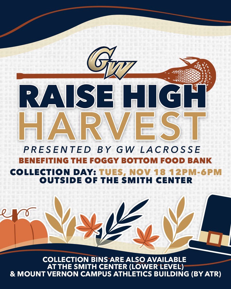 Join us for another year of the #RaiseHigh Harvest! All of your support is greatly appreciated as we make a difference in the Foggy Bottom community. 💛