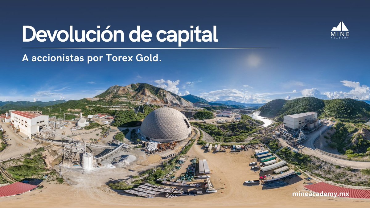 💰 Torex Gold lanza su primer programa de devolución de capital
Pagará un dividendo trimestral de 0.15 CAD por acción y continuará con la recompra de títulos.
La compañía estima 14.4 M CAD en dividendos para diciembre y prevé fortalecer su balance con 200 M USD en efectivo hacia