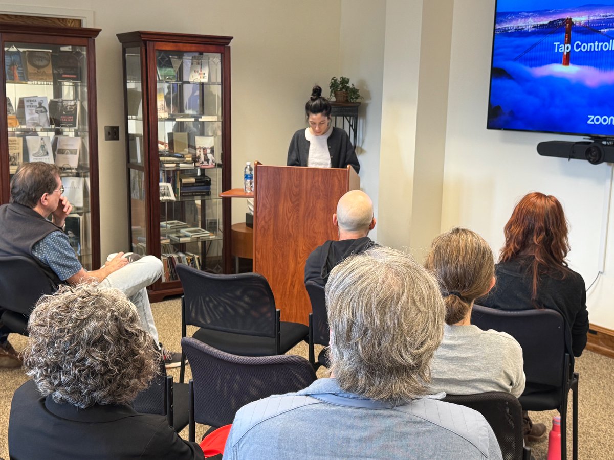 Blackburn Artist-in-Residence, Camille Bordas “Read &amp; Greet” shar.es/aginC9