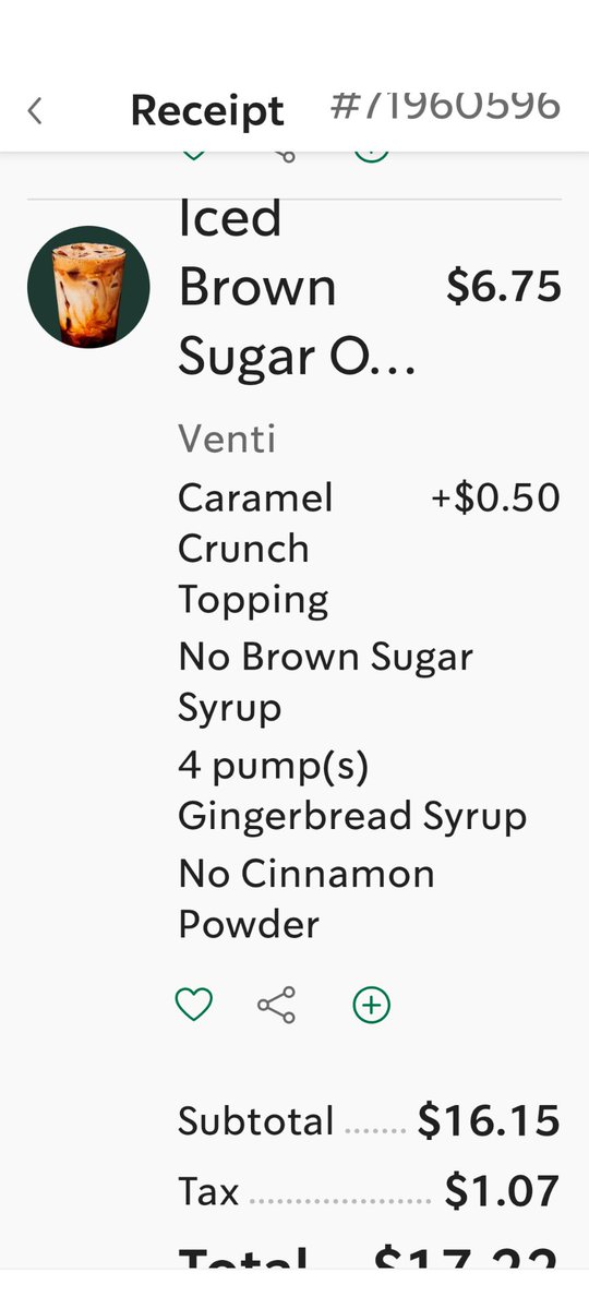 BarbJHanson's tweet photo. @StarbucksCare _7.25 for a cup of ice no topping, no syrup https://t.co/1hCJZ7i56m
