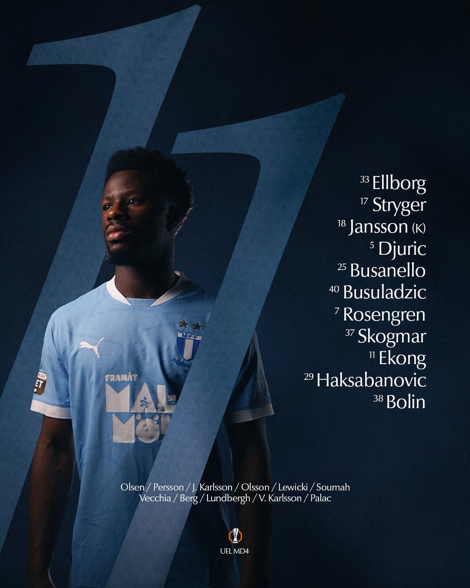 Malmo_FF's tweet image. Kvällens startelva! 👊