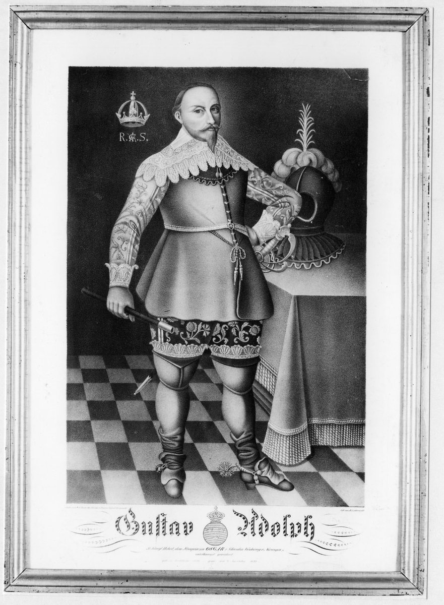 Med detta något ovanliga porträtt av Gustav II Adolf uppmärksammar Sjöhistoriska museet Gustav Adolfs-dagen 

Sign: Lith von B Lichtwardt

Ett guldkorn ur Sjöhistoriska museets stora konstsamling

#6november #gustavadolfsdagen #Sjöhistoriska