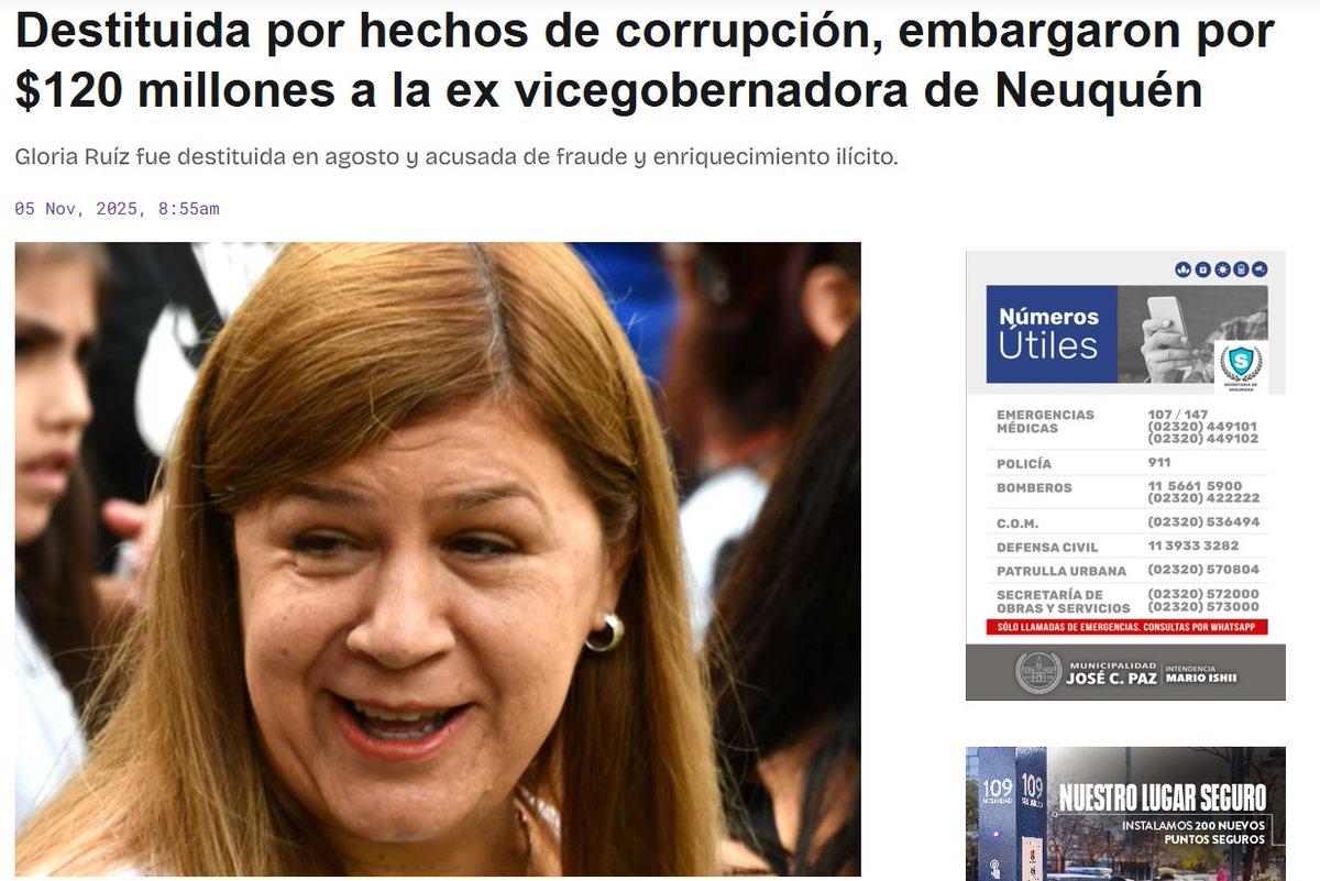LEYANTISECTAS's tweet image. 💥 ¡BOMBA! DESTITUCIÓN EN NEUQUÉN 💥
ACABAN DE DESTITUIR a la ex vicegobernadora Gloria Ruiz. La expusimos por usar $32 MILLONES de fondos públicos para financiar a la organización coercitiva #secta de LEDA BERGONZI. 🤯

No digas que luchar no vale la pena. ¡LA JUSTICIA LLEGA!
