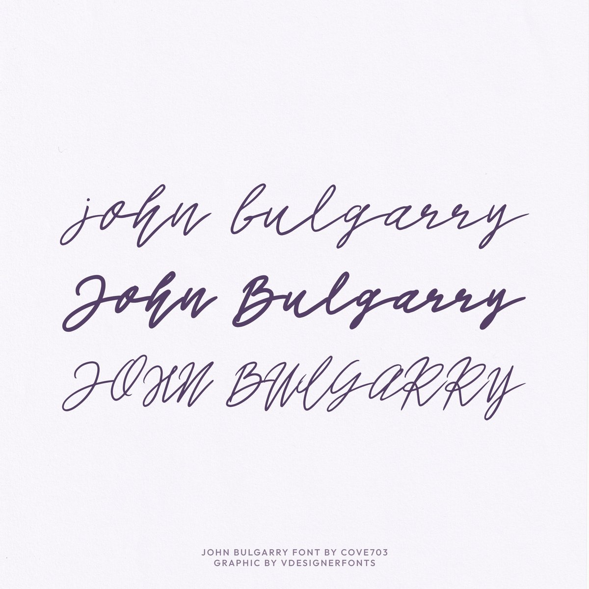 vdesignerfonts's tweet photo. Name: John Bulgarry
Designer: Cove 703

Weights: 1
Languages: Latin

https://t.co/mXW0fa1Cp1

#freefonts https://t.co/EfUUlNwgow